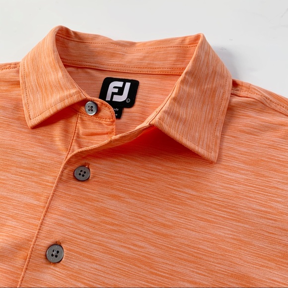 FootJoy Other - FootJoy Men's Lisle Space Dyed Self Collar Polo L